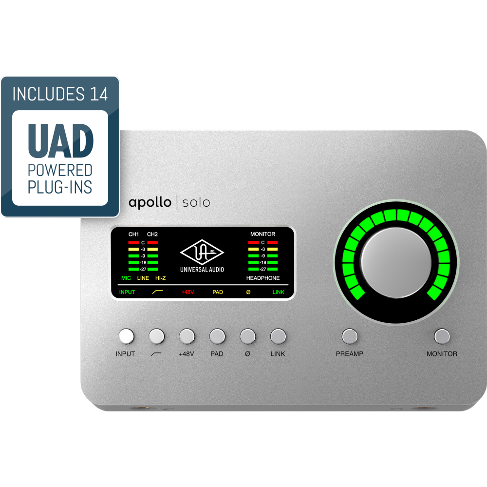 Universal Audio Apollo Solo USB 아폴로 솔로 오디오 인터페이스 heritage edition